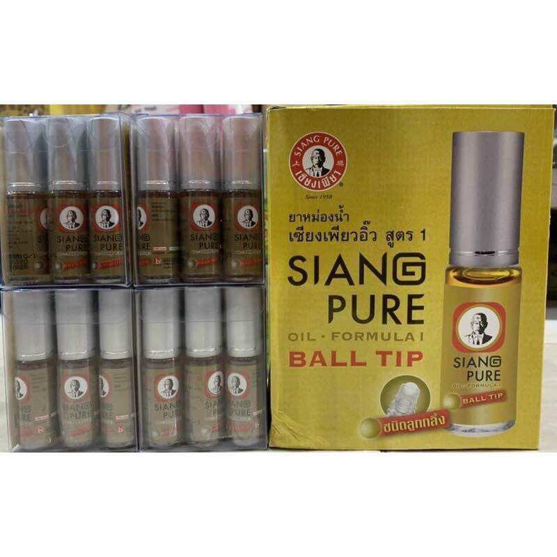 [CHÍNH HÃNG] DẦU LĂN ÔNG GIÀ SIANG PURE THÁI LAN (chai 3cc)