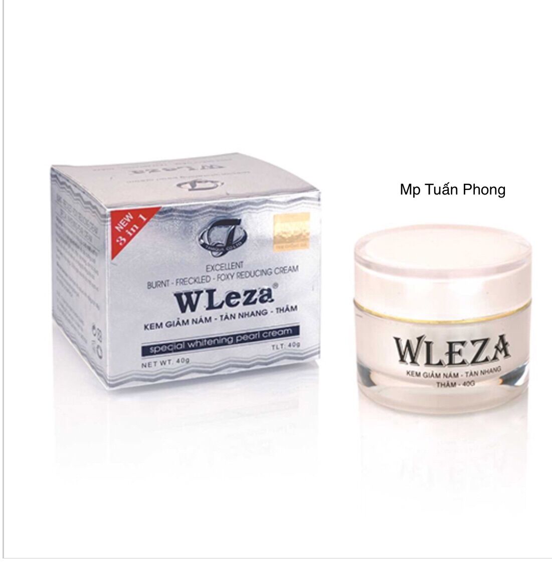 [HCM]Kem WLEZA Nám Tàn Nhang Thâm 40g