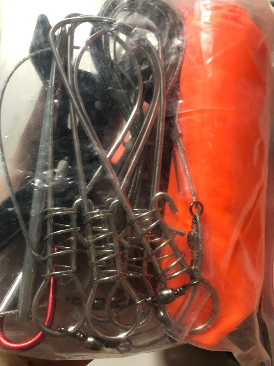 Dây Cáp Xích Inox Mang Cá GIá Rẻ 5 Móc,10 Móc