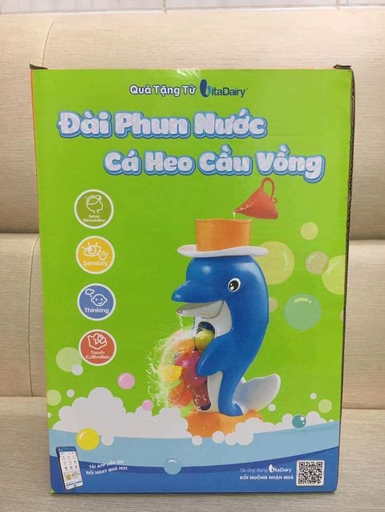 Đồ  chơi đài phun nước cá heo