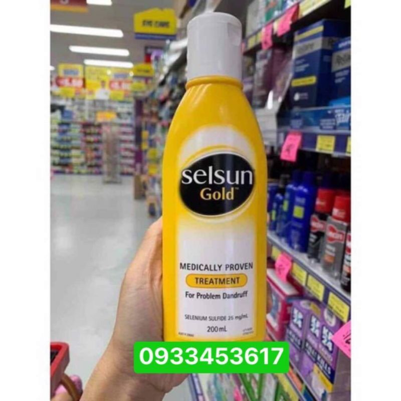 Dầu gội Selsun tri gàu nấm của Úc