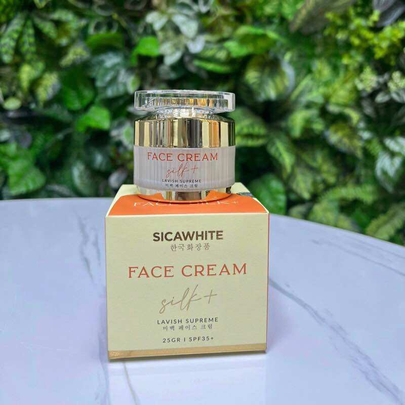 [Hàng Chính Hãng] Face silk, kem face Lụa sica white dưỡng da cao cấp (tặng kèm quà)