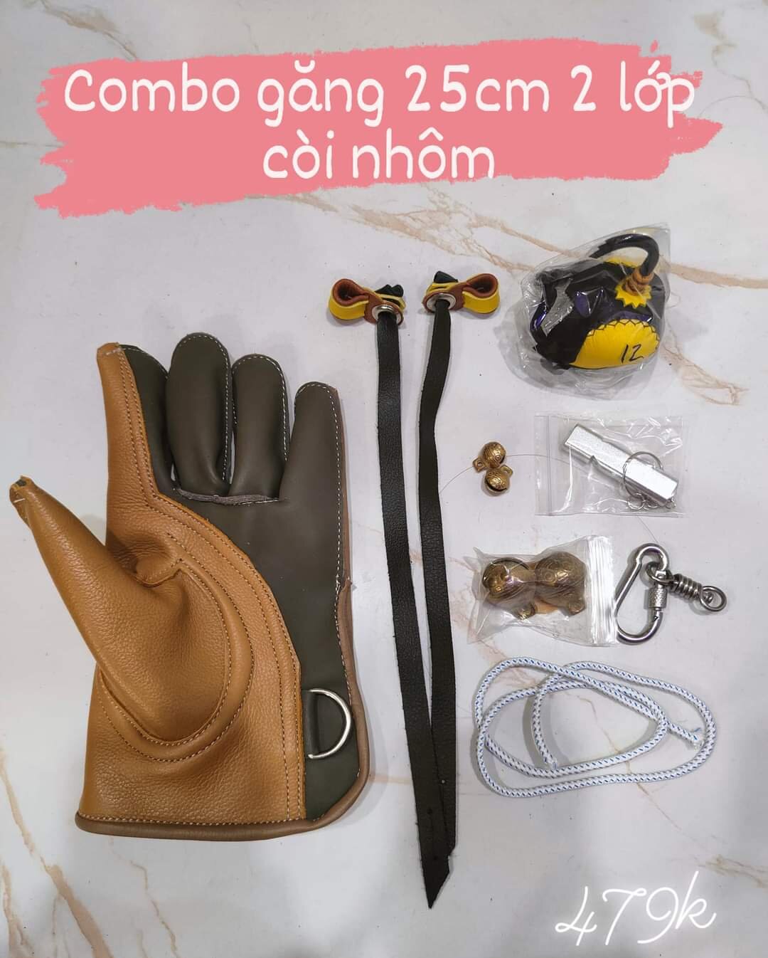 Combo phụ kiện chim săn dành cho ưng ấn - phụ kiện đại bàng - phụ kiện chim săn - phụ kiện falconry