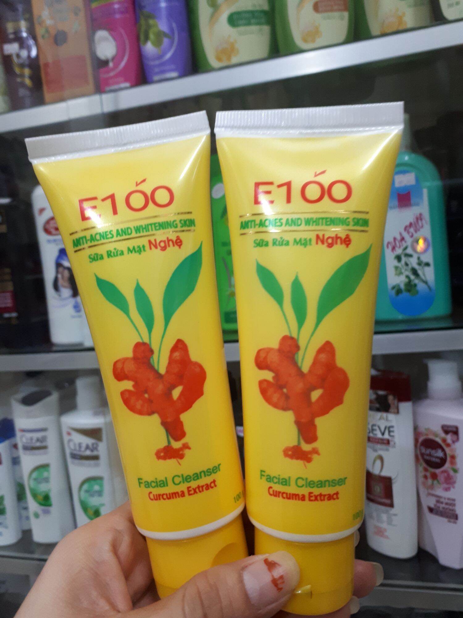 COMBO 2 SỮA RỬA MẶT CHO DA MỤN E100 NGHỆ 100G giá rẻ