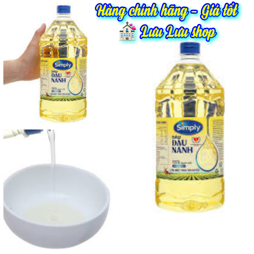 Dầu đậu nành simply chai 2 lít