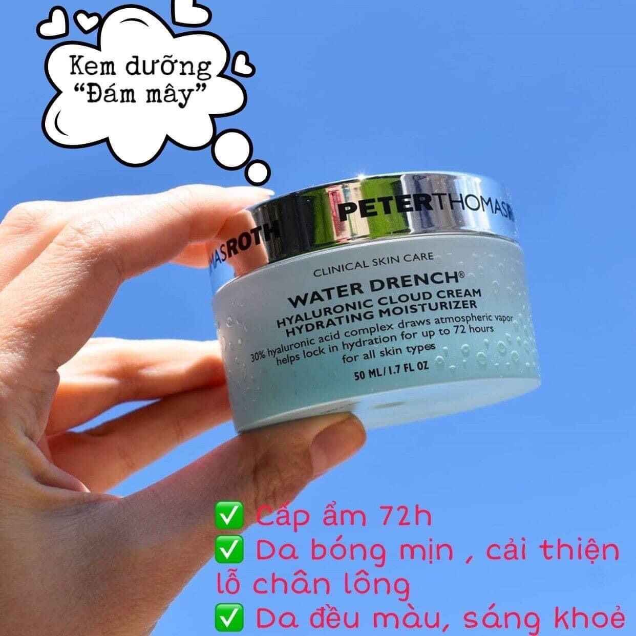 Kem dưỡng Peter thomas Roth water drench hydrating 50ml