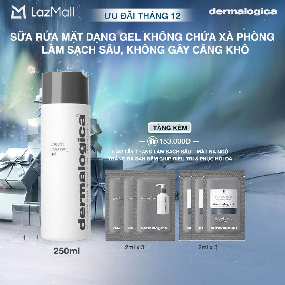  Sữa rửa mặt Dermalogica Special Cleansing Gel không chứa xà phòng 250ml 