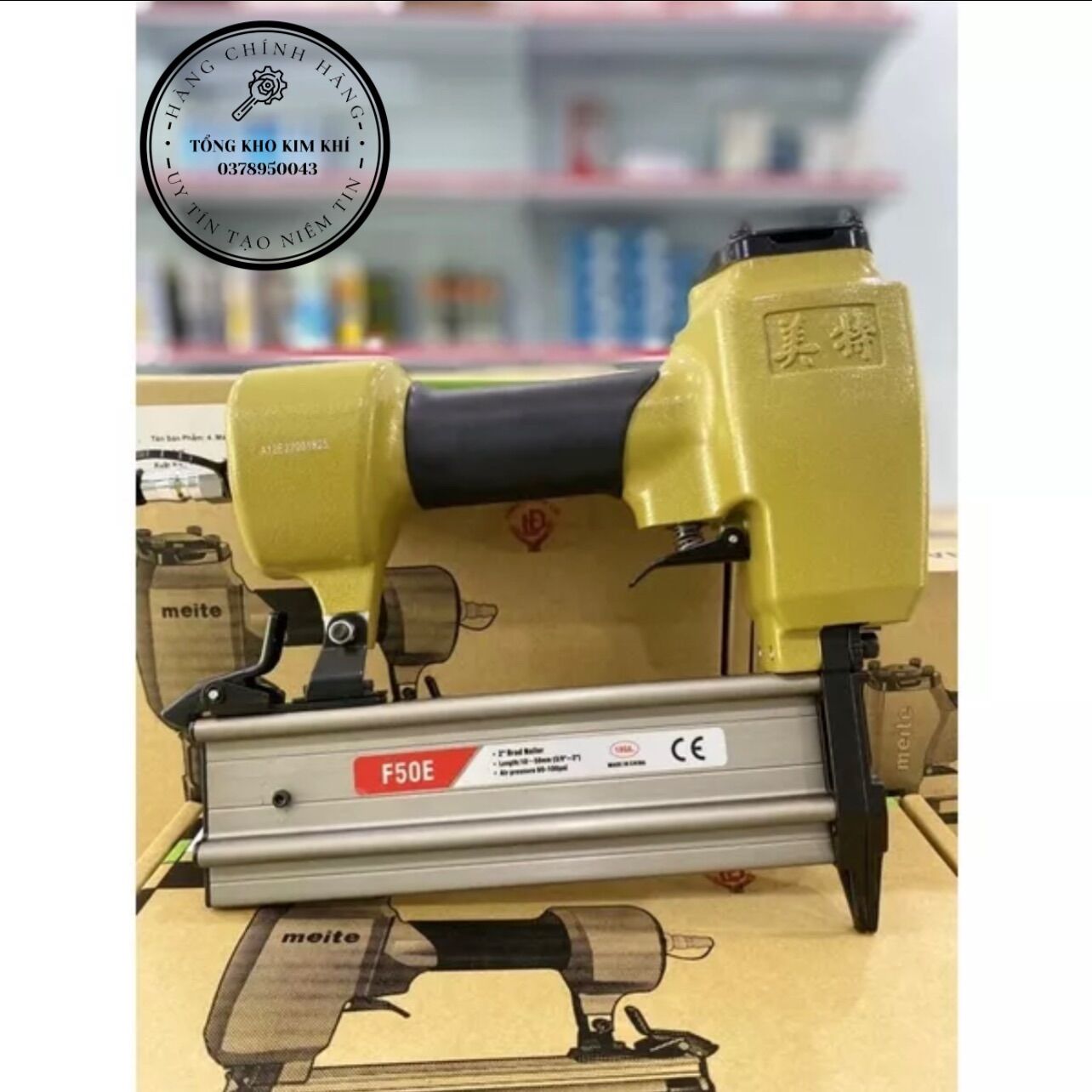 Súng bắn đinh thẳng meite f50 xịn