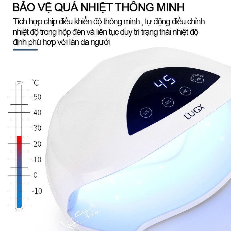 Máy hơ sơn gel Lugx 72w
