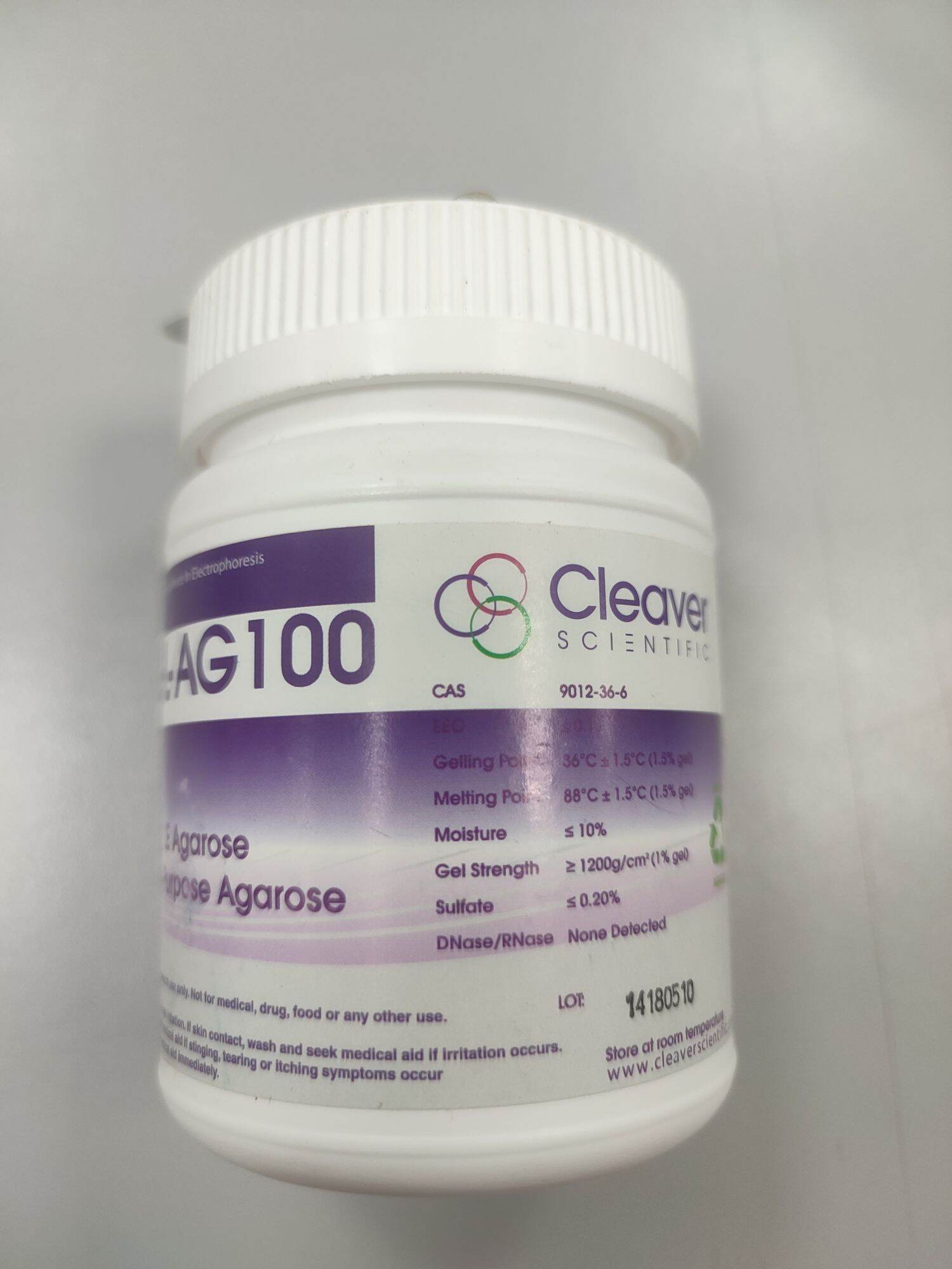 Agarose CSL AG 100 chính hãng Cleaver Sci