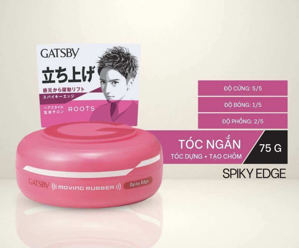 Sáp Wax vuốt tóc nam Gatsby Moving Rubber NHẬT 80g
