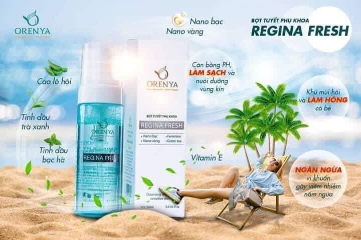 Dung Dịch Vệ Sinh Phụ Nữ Bọt Tuyết Phụ Khoa ORENYA