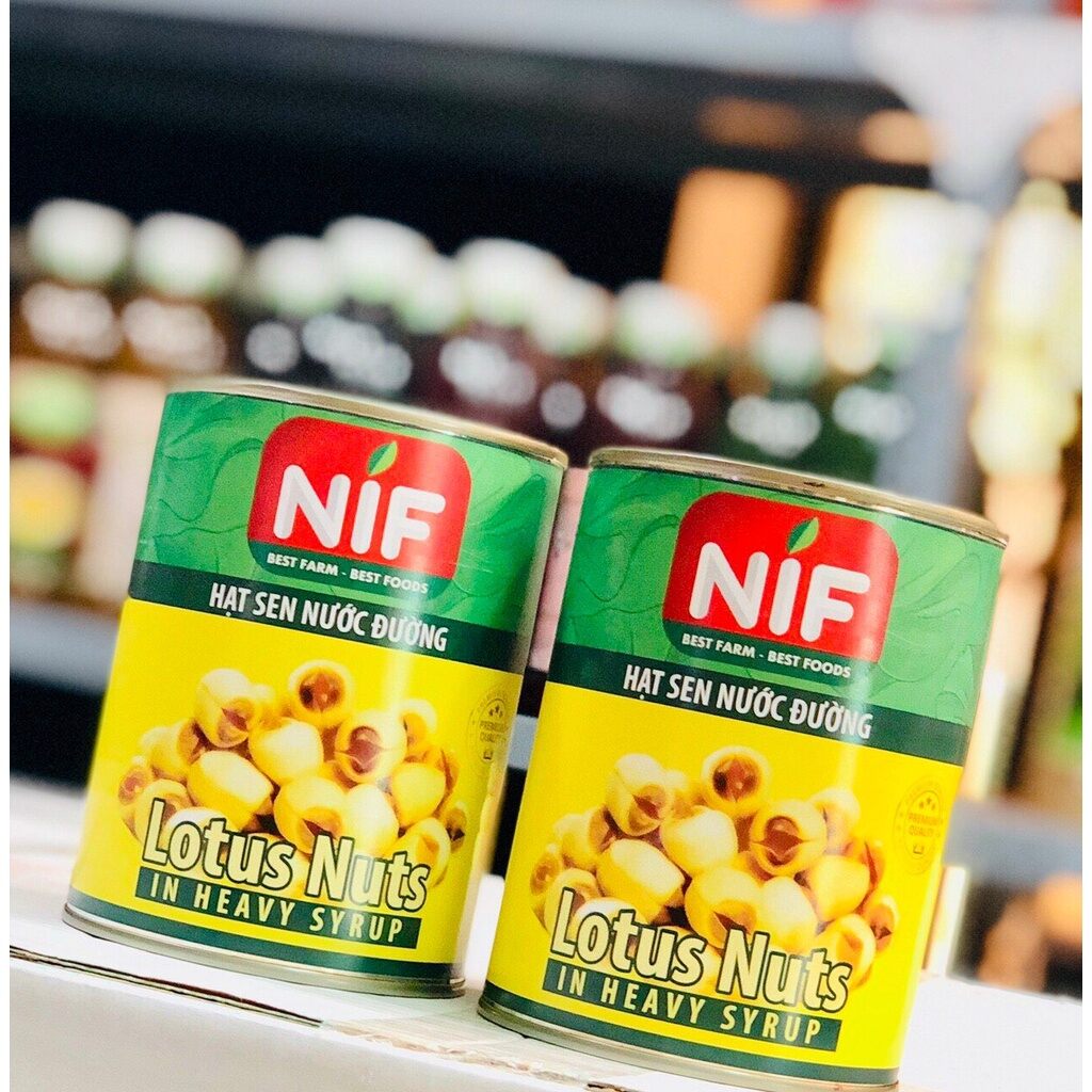 Hạt sen ngâm nước đường TIM (NIF cũ) lon 560g