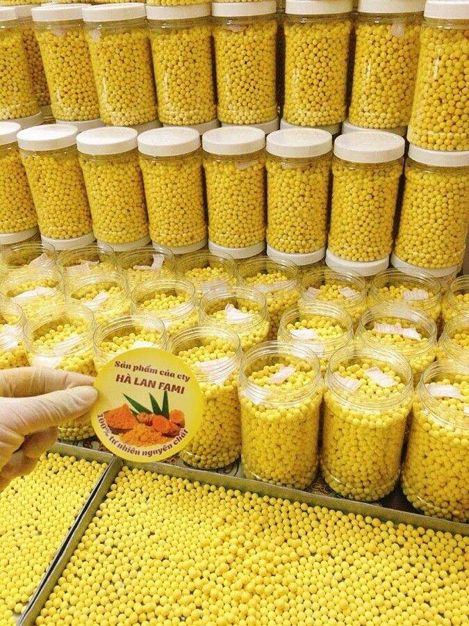 viên tinh bột nghệ mật ong 500g