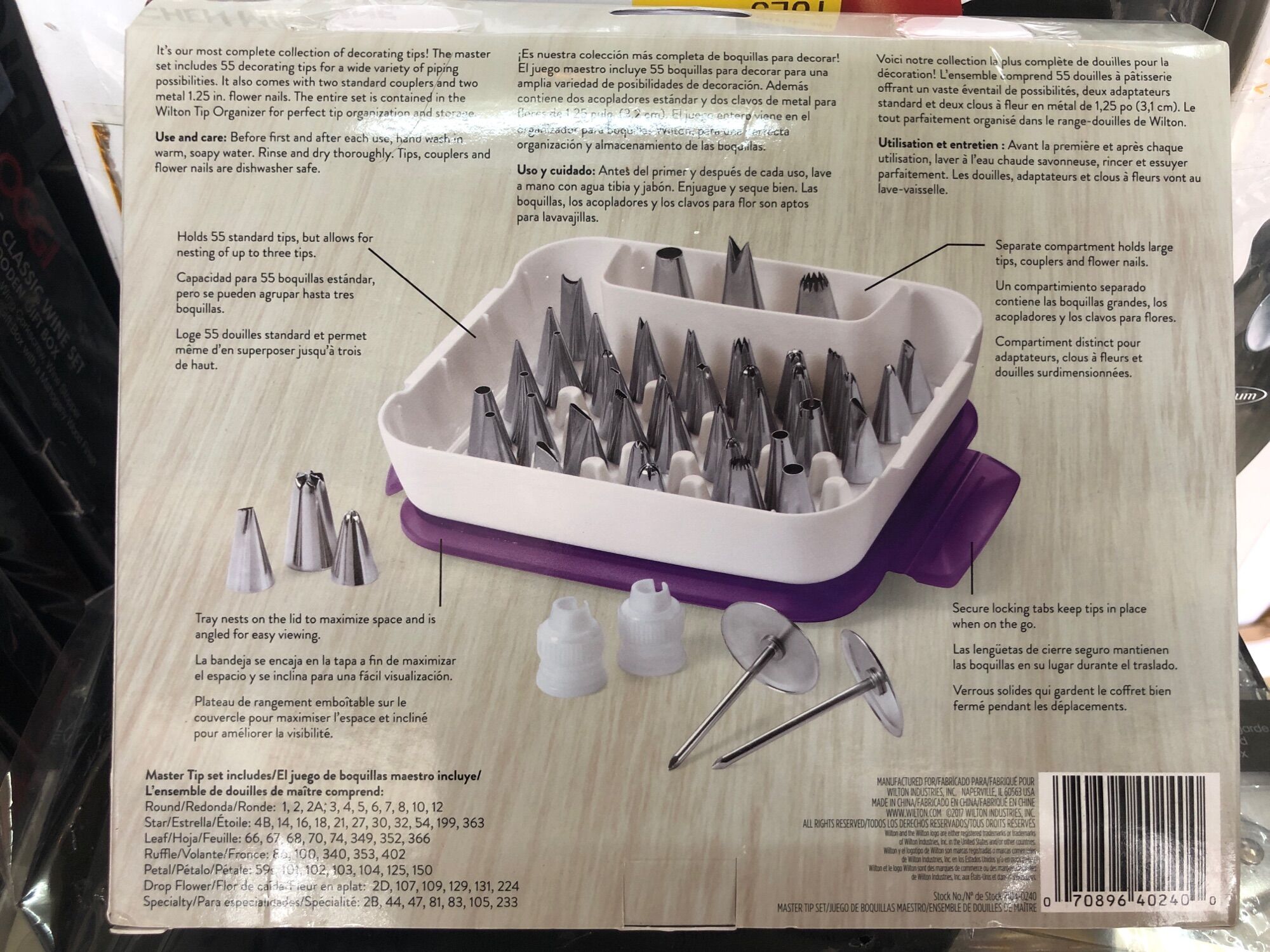 Bộ đuôi kem 55 món Wilton Master Tip Set