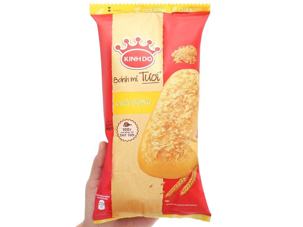 Bánh mì tươi chà bông 80g