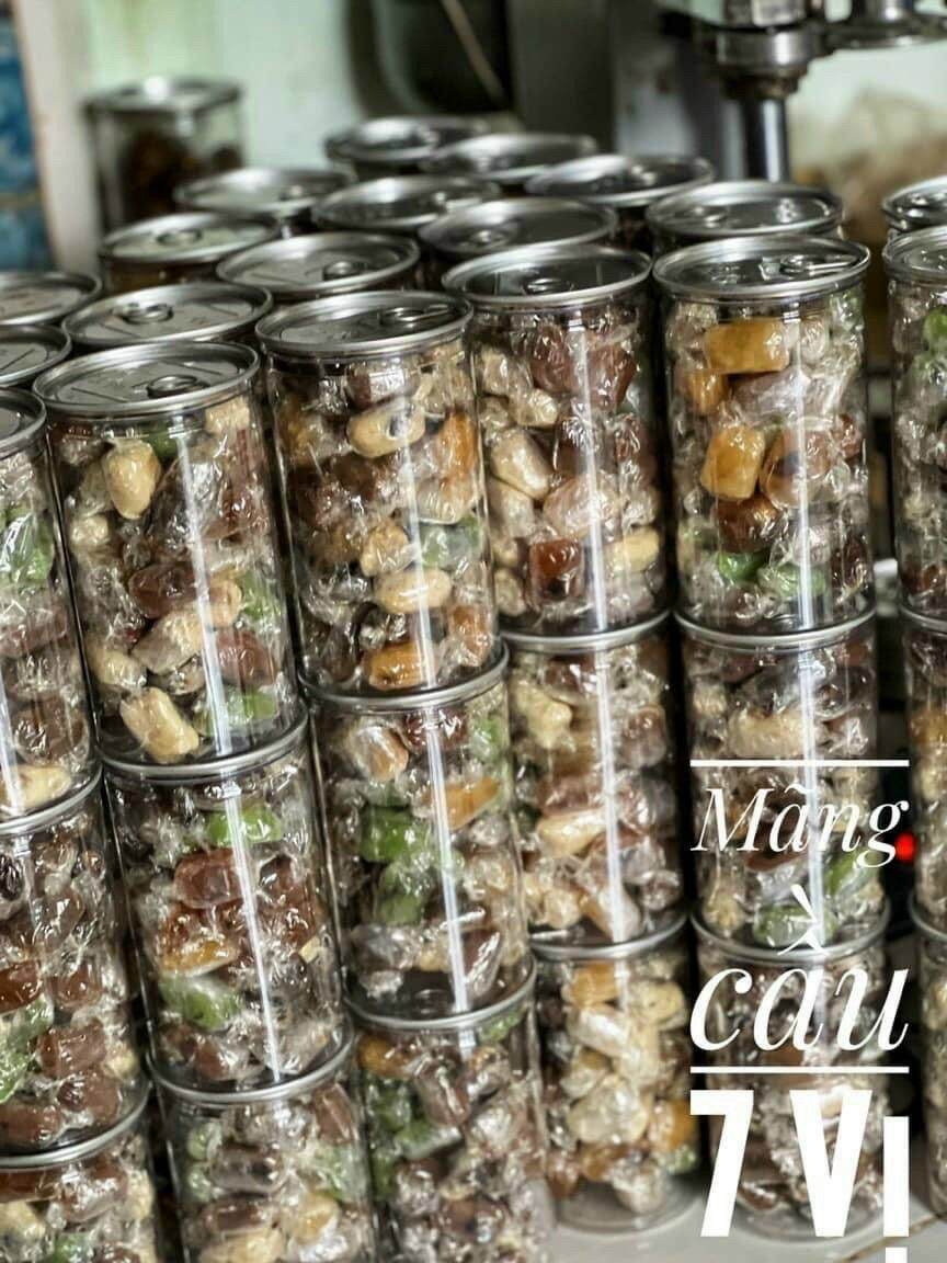 Mứt Mãng Cầu Mix 7 Vị Lon 500gr