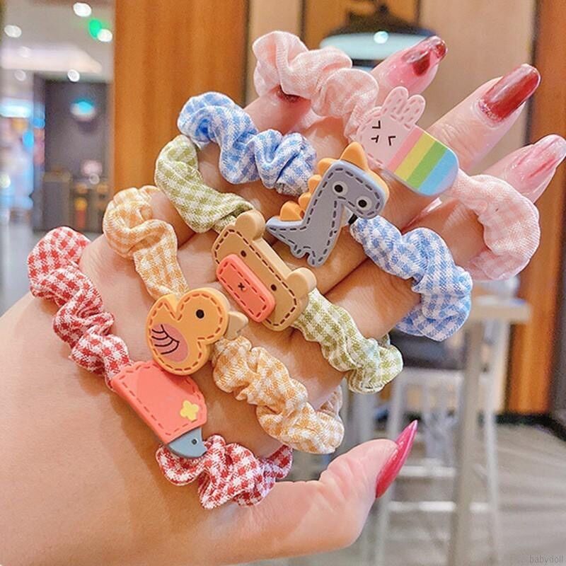 Set 10 Dây Cột Tóc Cỡ Lớn Dễ Thương