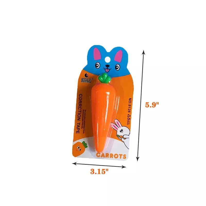 Bút xóa kéo Cà rốt và Củ Cải trắng ( 1 cái) 8128