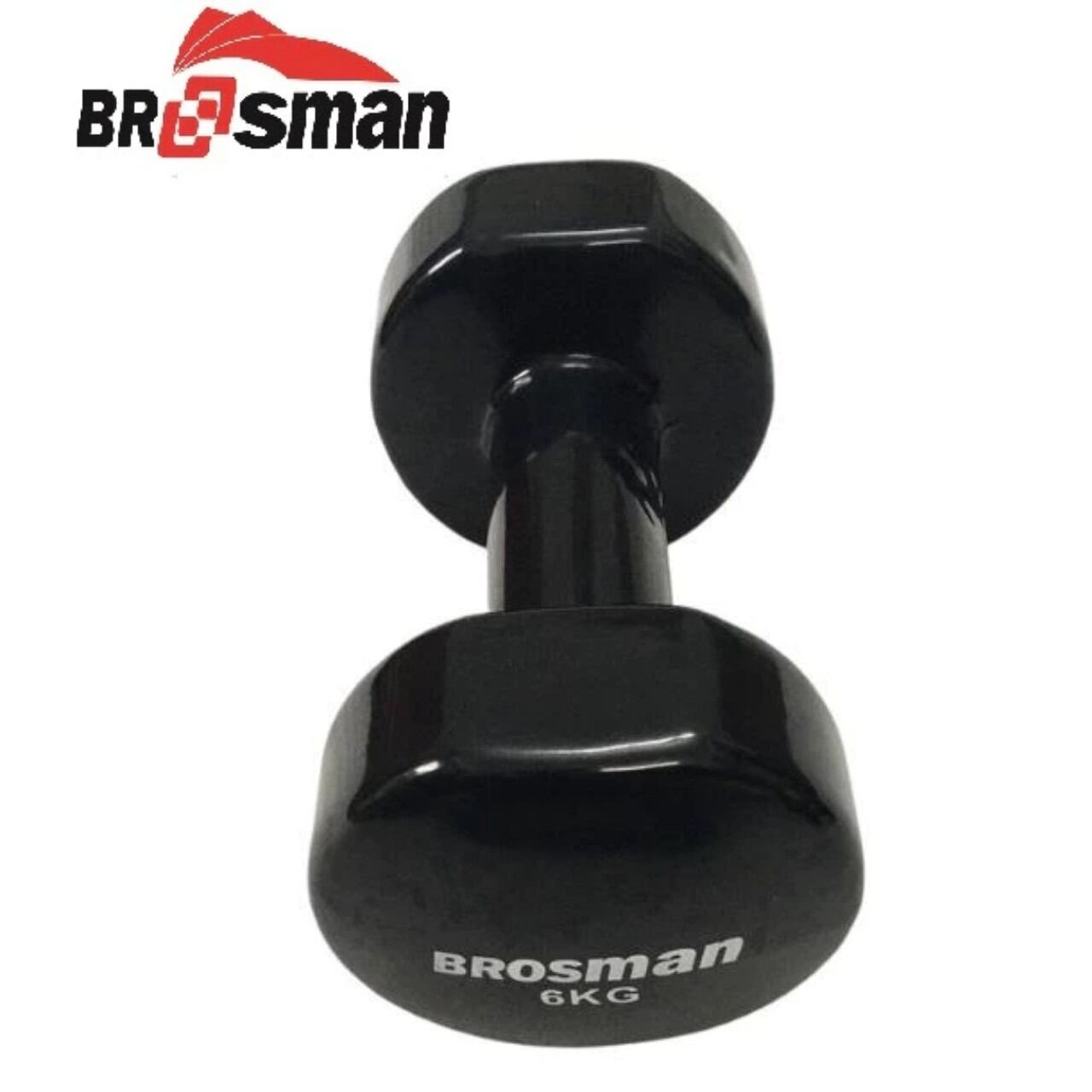 Tạ tay 6kg brosman nhập khẩu chính hãng. tạ sắt 6 kg