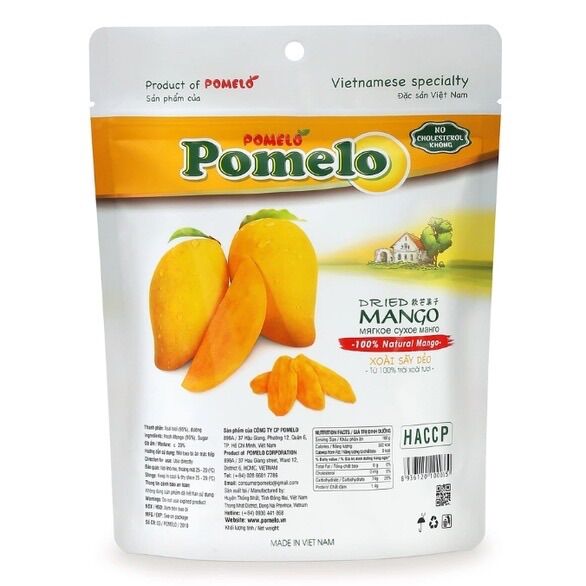 Xoài Sấy Dẻo POMELO 400g - SOFT DRIED MANGO Date 2026