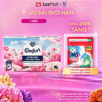 (Livestream) - Giấy Thơm Comfort Hương Mẫu Đơn Và Hoa Hồng Ohara 40 tờ/hộp, Dành Cho Máy Sấy Quần Áo, Tủ Đồ