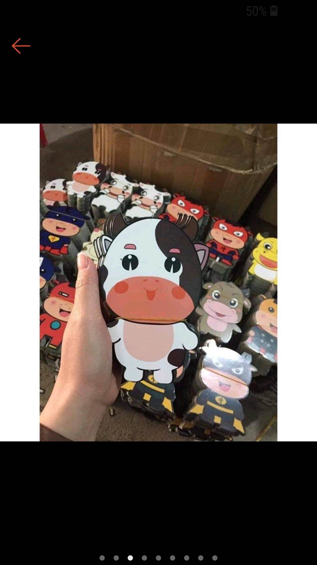 Lốc 10 bao lì xì chibi cute (giao hình ngẫu nhiên)