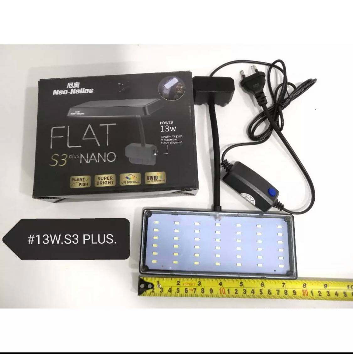 ĐÈN NEO FLAT S3 NANO ĐỎ CÁ KHÔNG ĐỎ NƯỚC , ĐÈN KẸP MINI