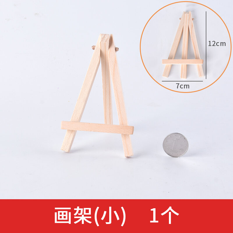 Mini Tam Giác Đỡ Cua Vương Quốc Gỗ Thật Thu Nhỏ Khung Máy Ảnh Bưu Thiếp Giá Đỡ Tranh Đá Bằng Gỗ Giá 
