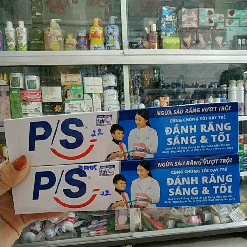 SET 2 kem đánh răng PS ngừa sâu răng vượt trội 180g