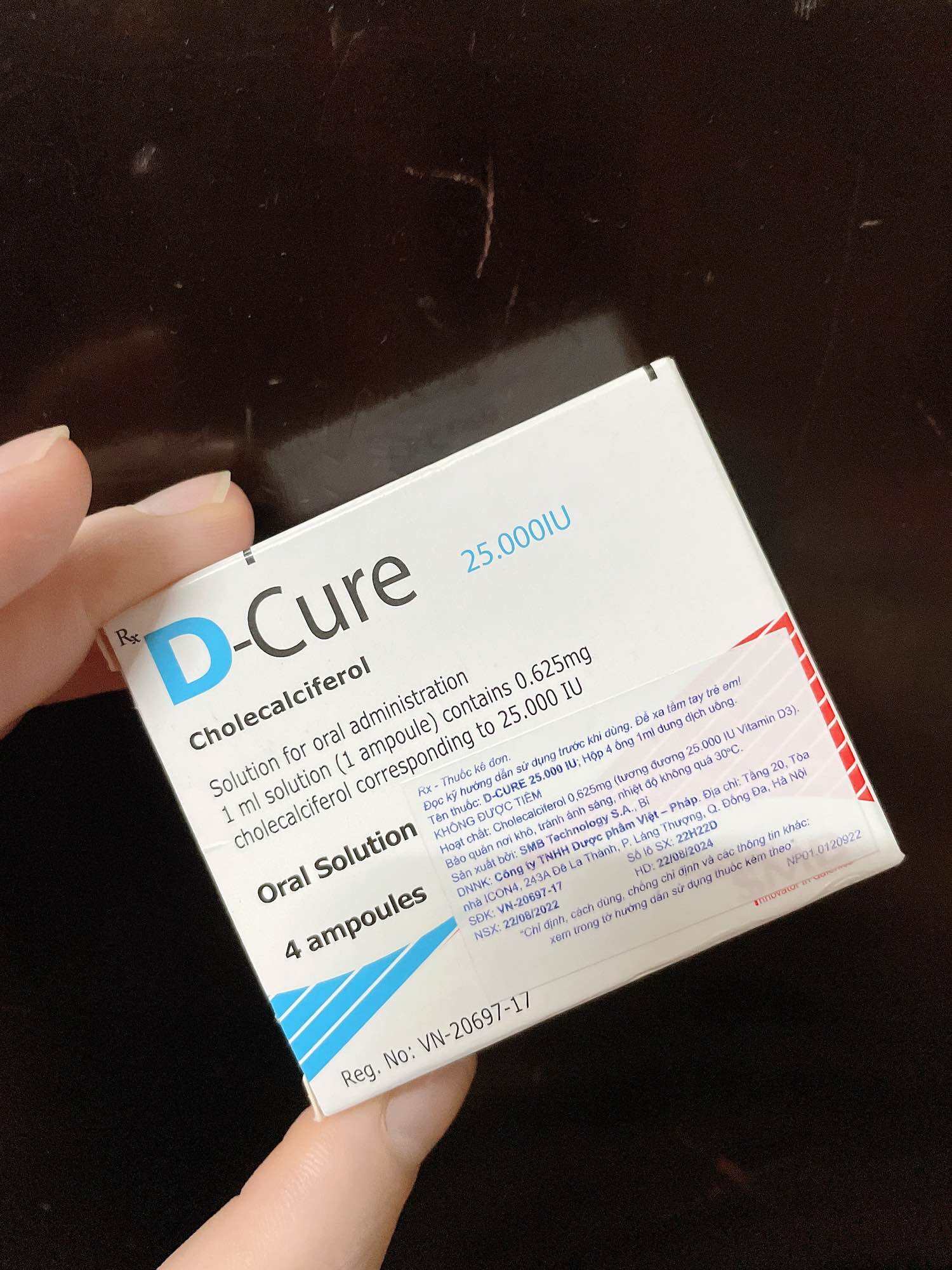 D-CURE  Vitamin D 25.000iu