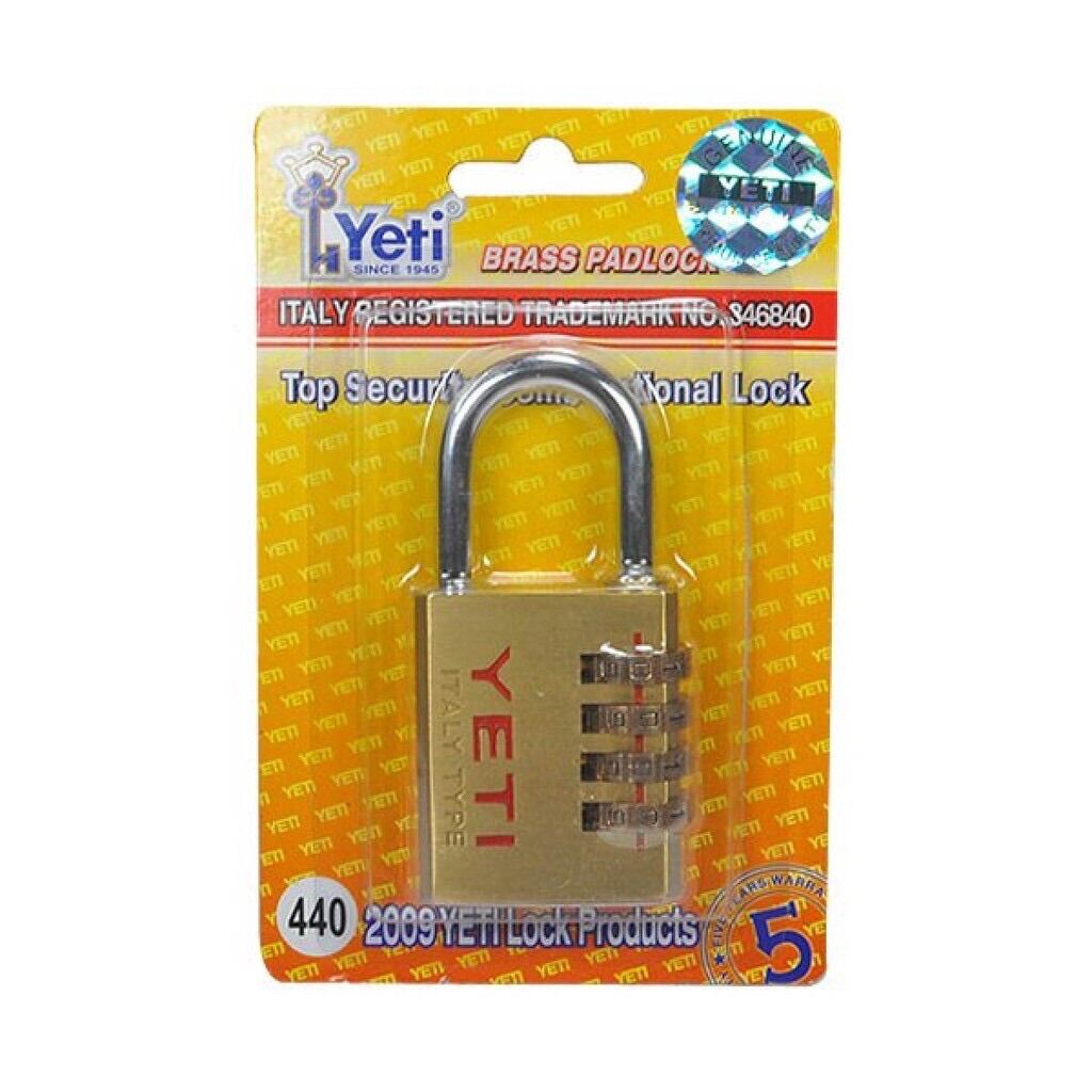 Khoá số thau 4p -
