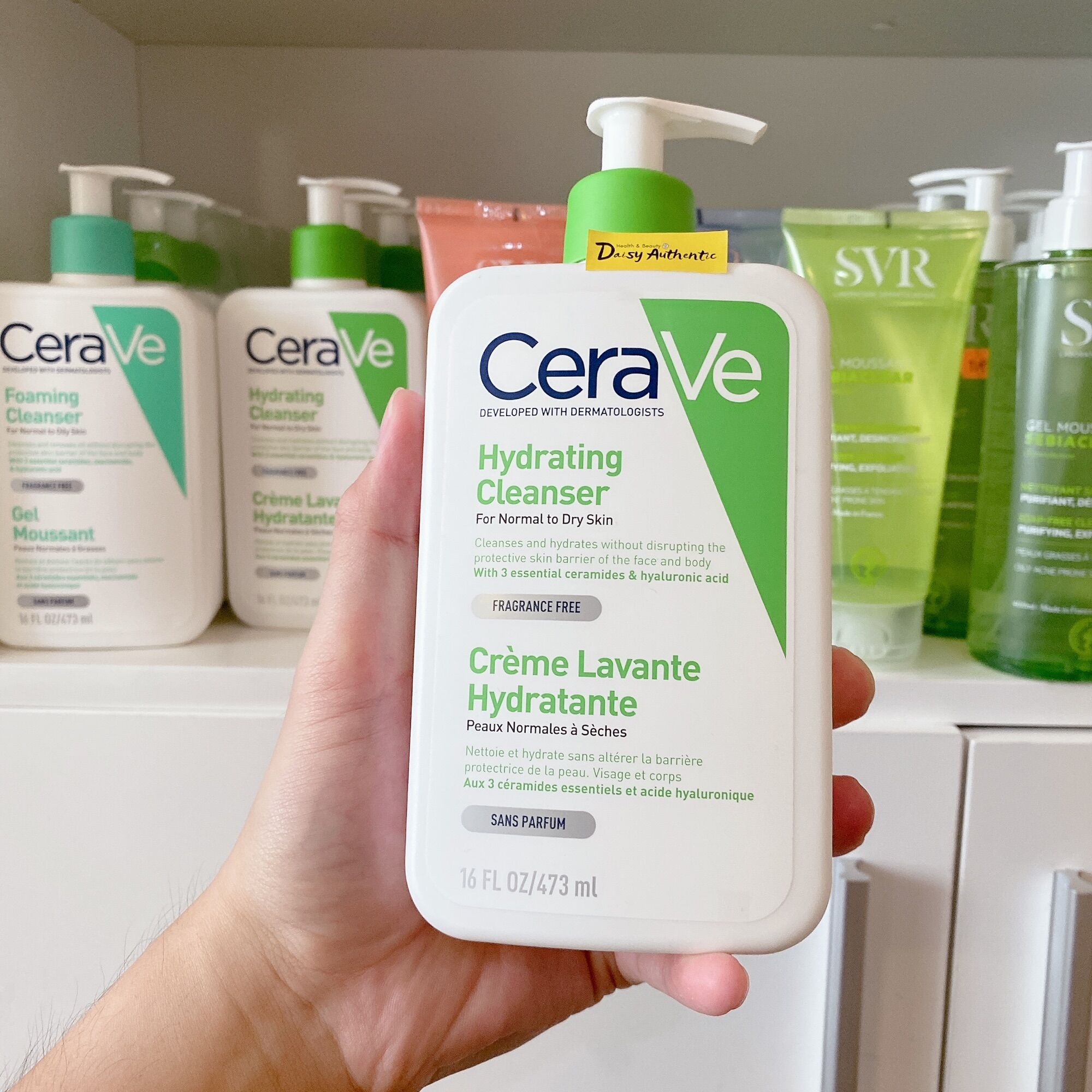 Sữa Rửa Mặt CERAVE Cleanser Da Dầu Da Khô 473ml