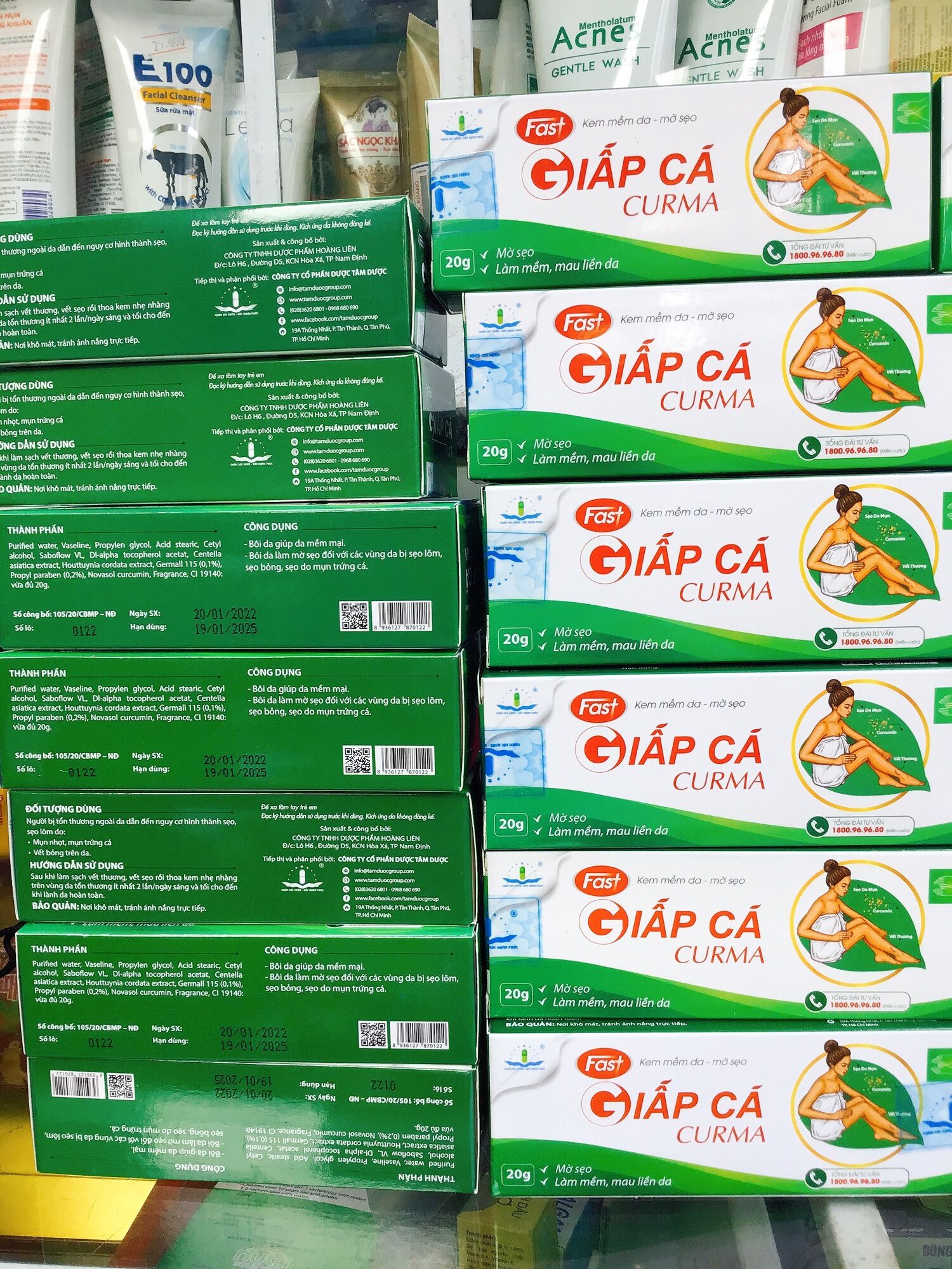 [HCM]Kem mềm da mờ sẹo GIẤP CÁ 20g