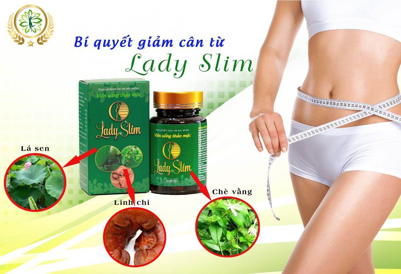 Giảm cân - vien uong thao moc ladyslim lan chi
