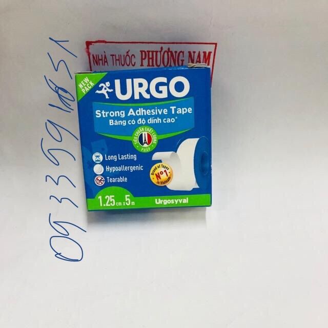 Băng keo lụa urgo 1.25*5m