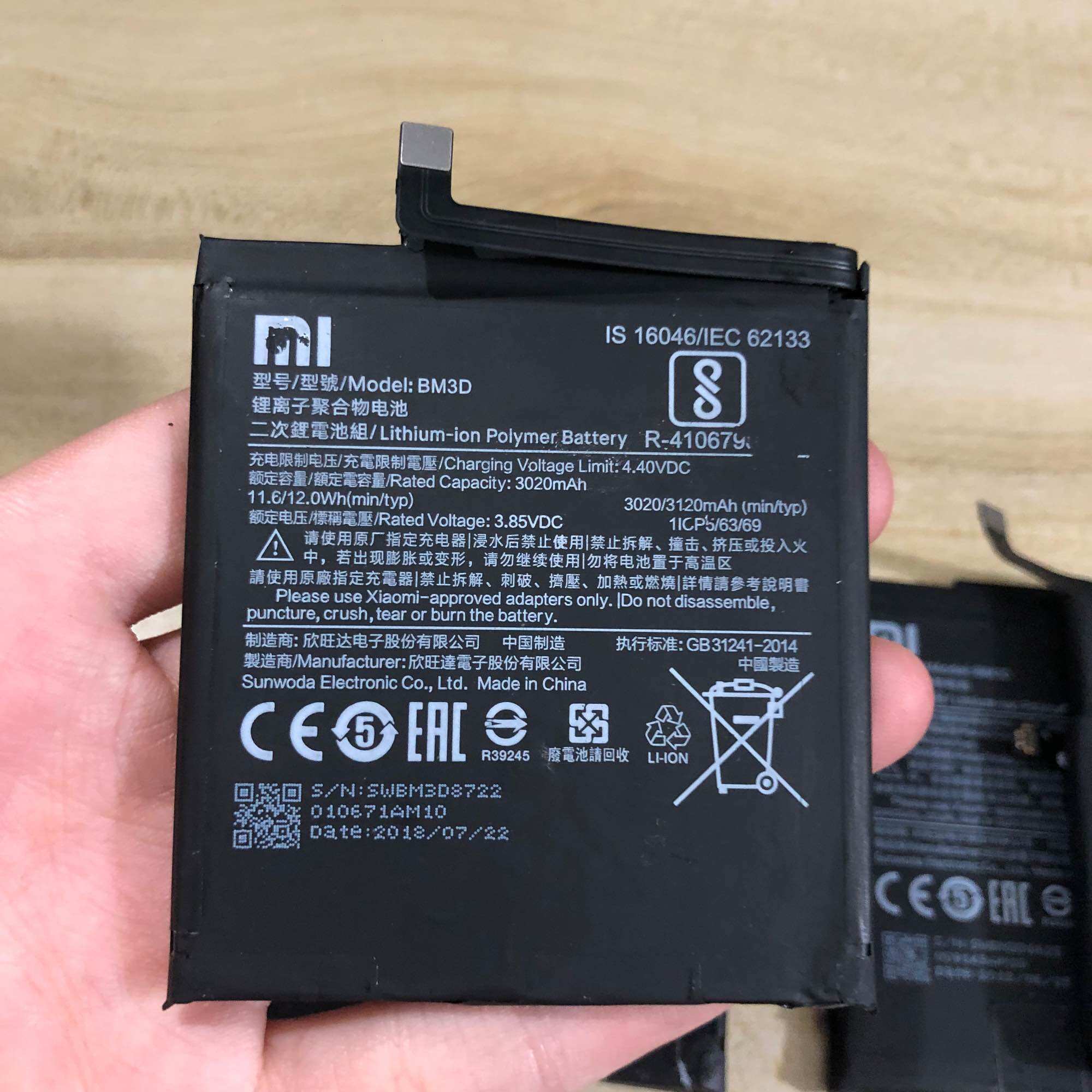 Pin Xiaomi Mi 8 SE ( BM3D ) Zin Hàng Cao Cấp.