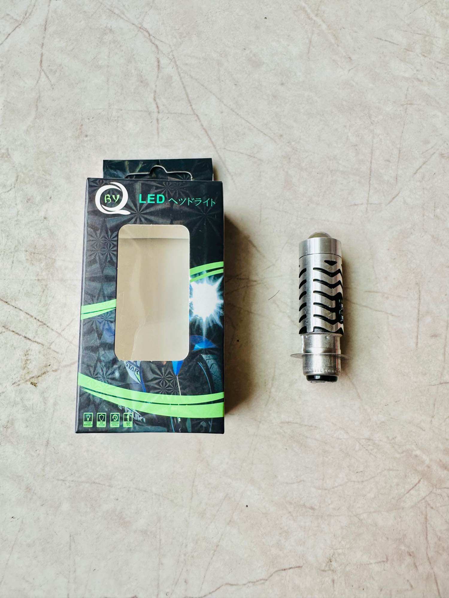 Đèn led cao cấp cho xe wave 2 bóng cực sáng - giá 1 đôi