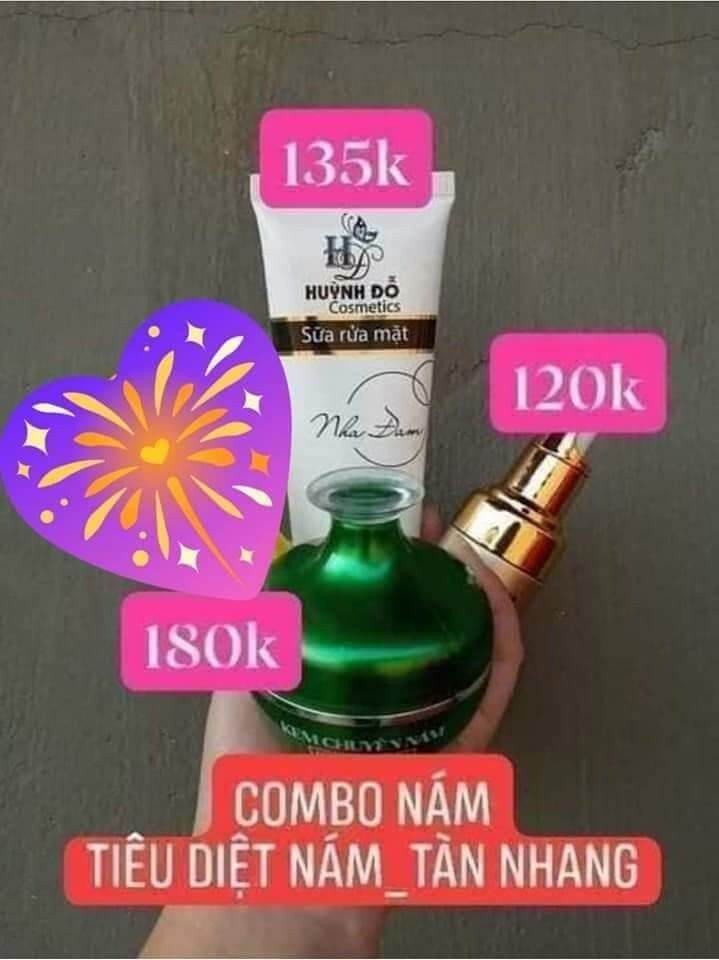 [Hcm]Combo Nám Huỳnh Đỗ Tặng Kèm X7(50K)