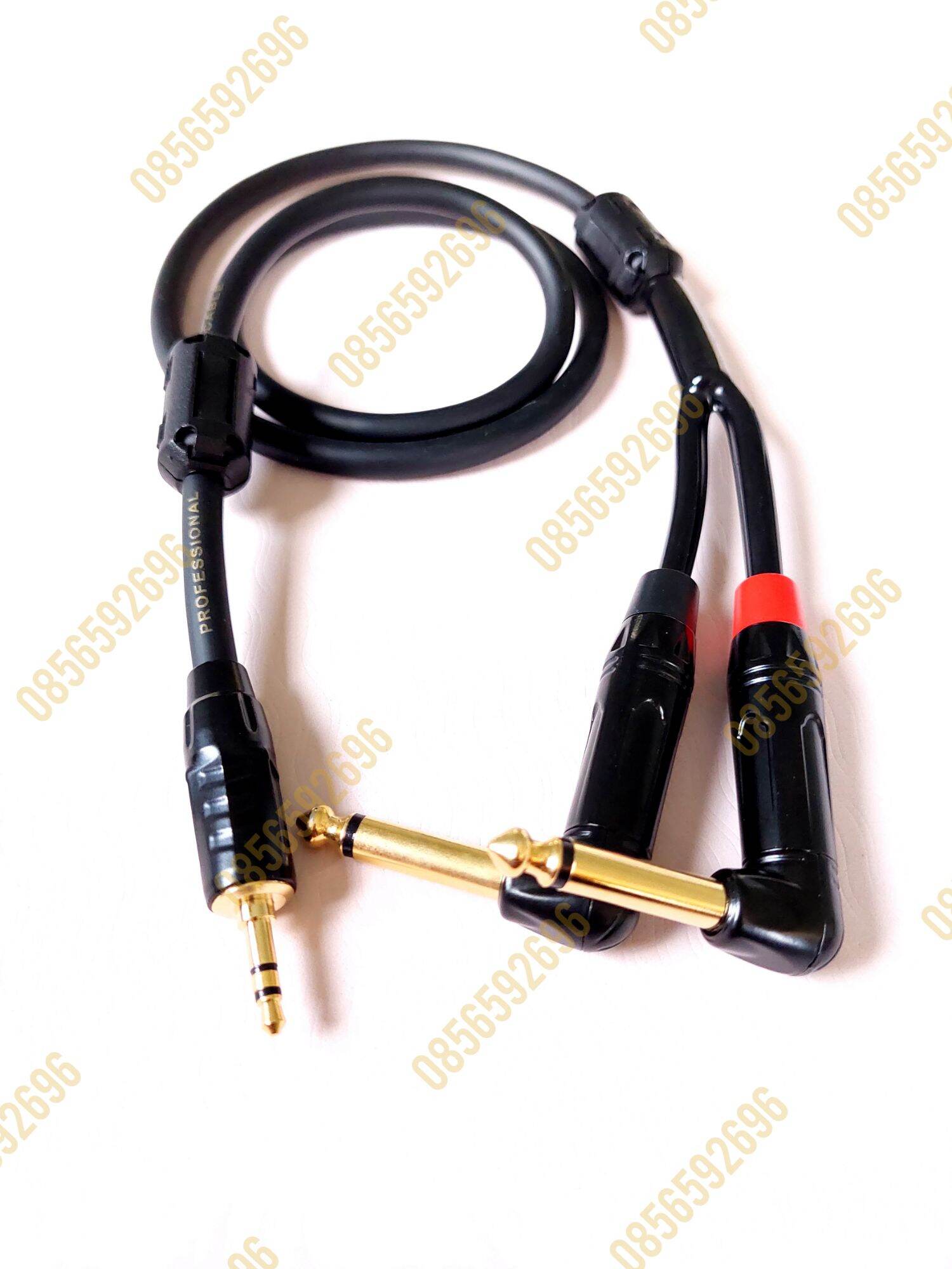 Dây tín hiệu jack 3.5mm-2 6mm, dài 2m