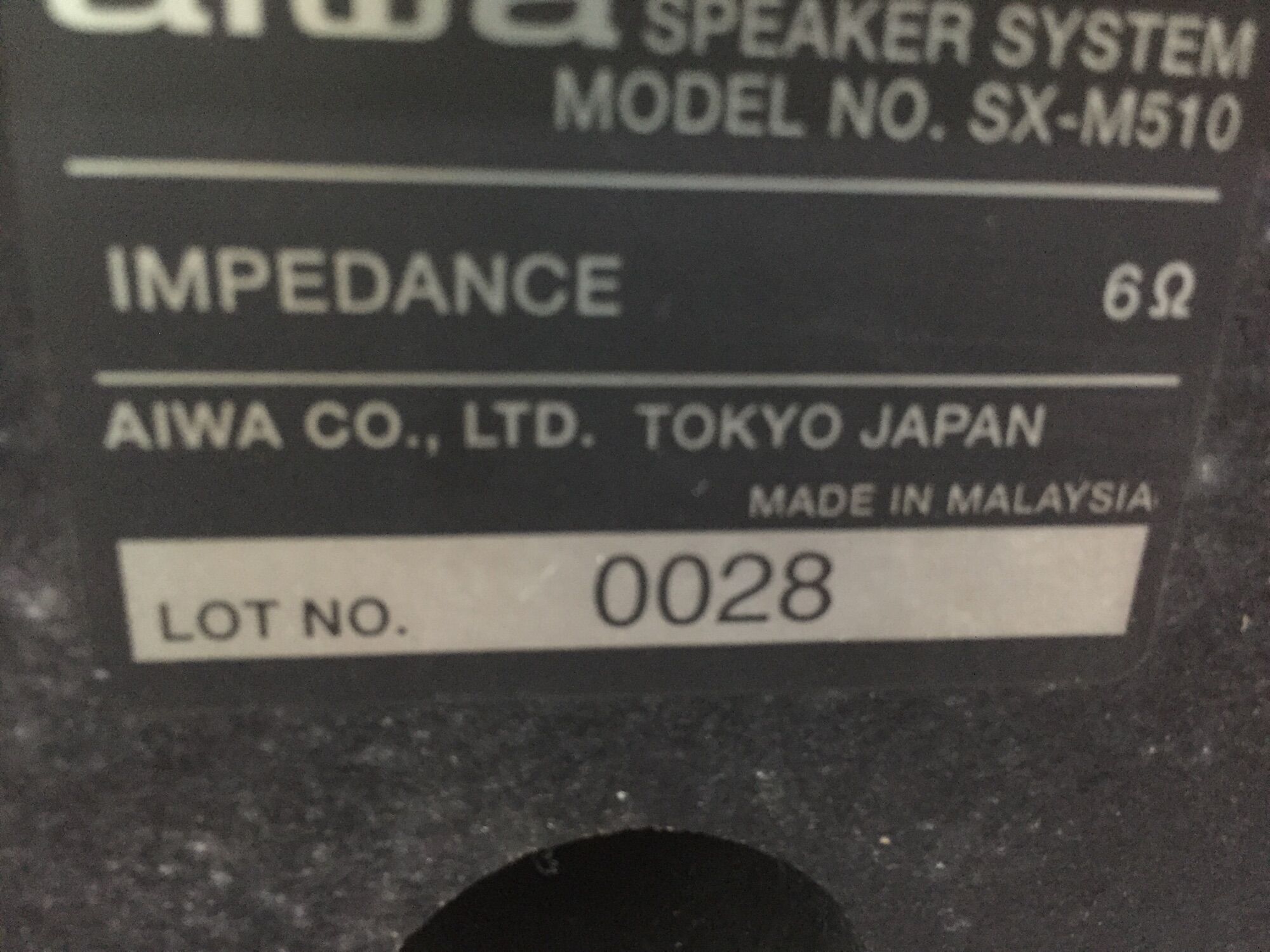 Loa Aiwa md510
