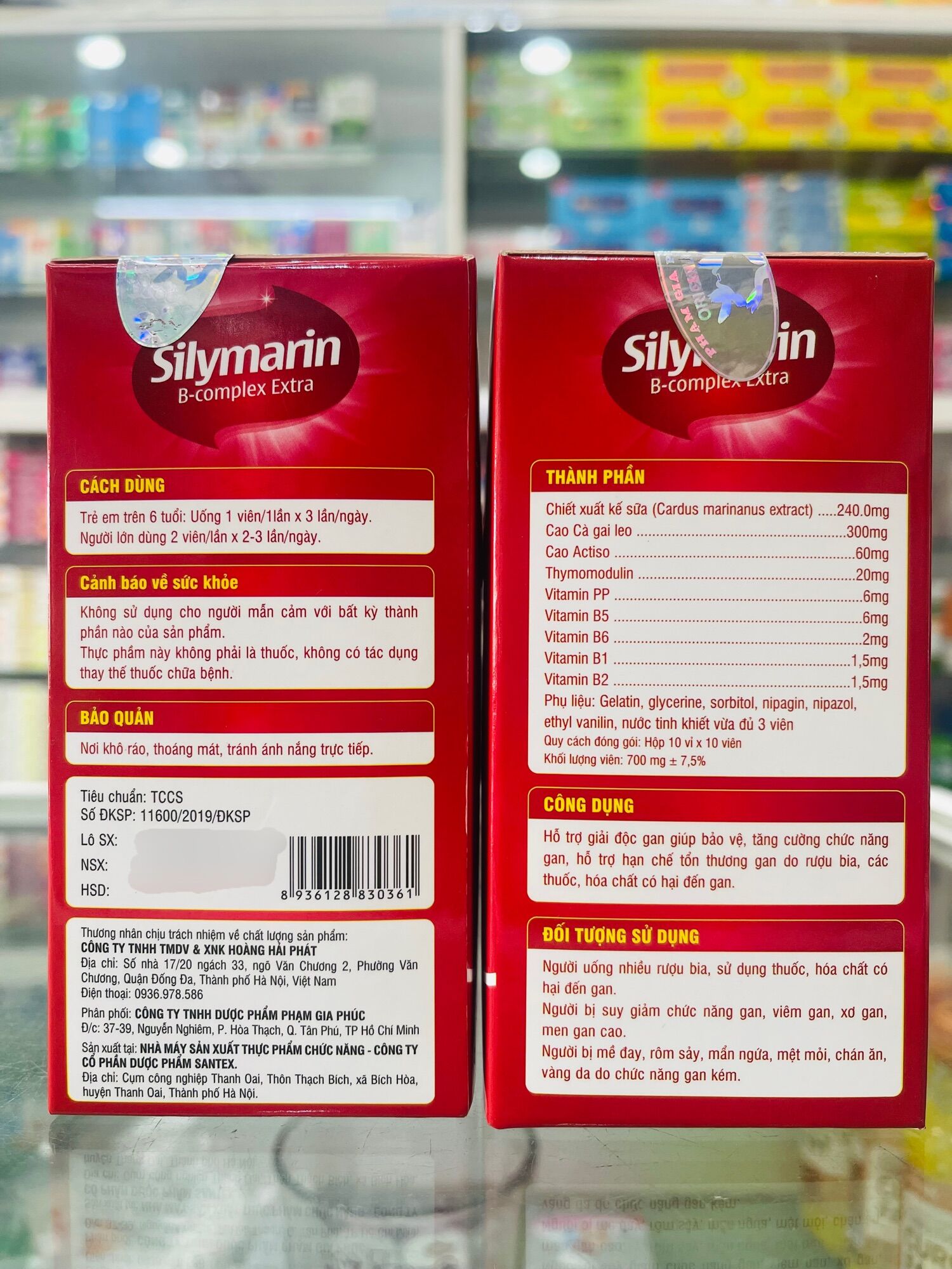 Viên uống bổ gan Silymarin B-Complex Extra - 100 viên