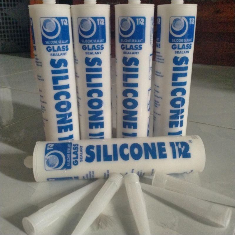 [1 thùng] Keo Silicone 112 trắng trong
