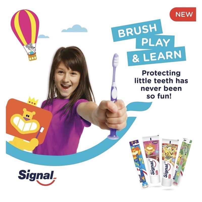 [HÀNG ĐỨC] Kem đánh răng Signal 50ml cho bé 1-6 tuổi
