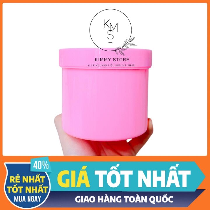 [HCM]Lẻ hộp đựng kem 500g màu hồng và nhiều màu