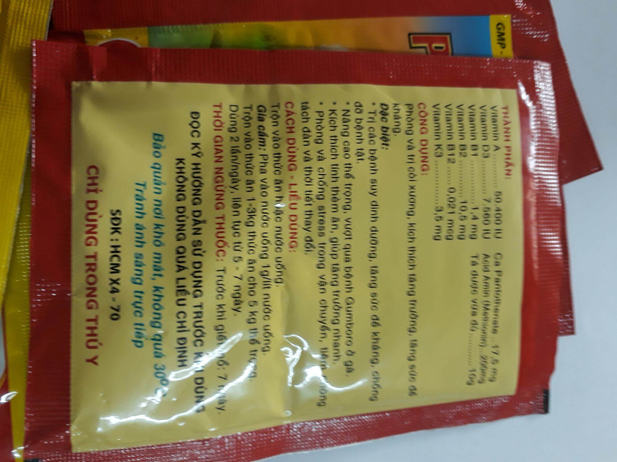 combo gum gà, phòng bại liệt 6 gói/90gram