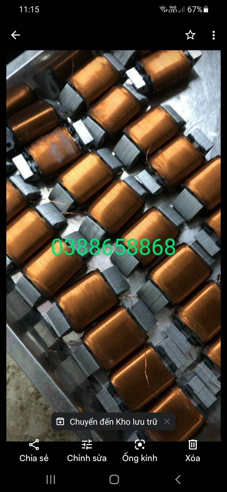 củ phát điện 220v lắp xe máy future