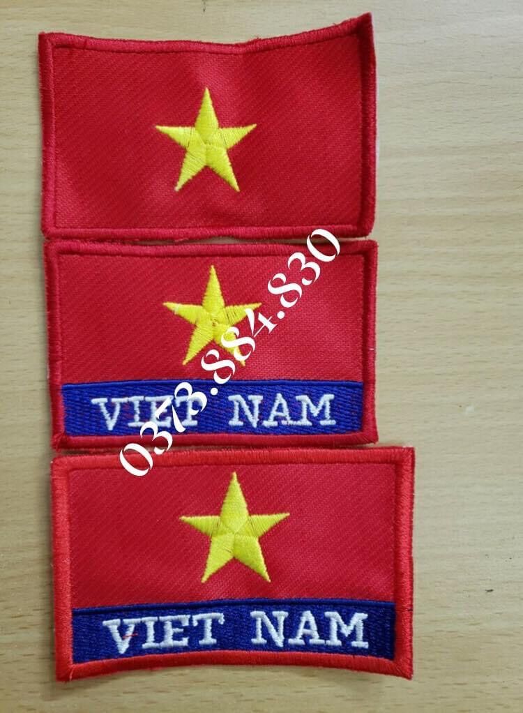 Cờ Việt Nam thêu sẵn - Cờ may võ phục