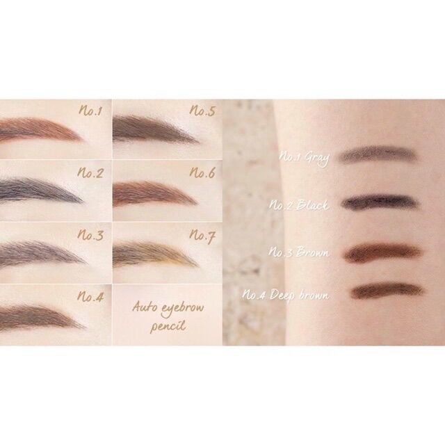 Chì kẻ mày Innisfree Auto Eyebrow Pencil 2 đầu | Vinie.minisize