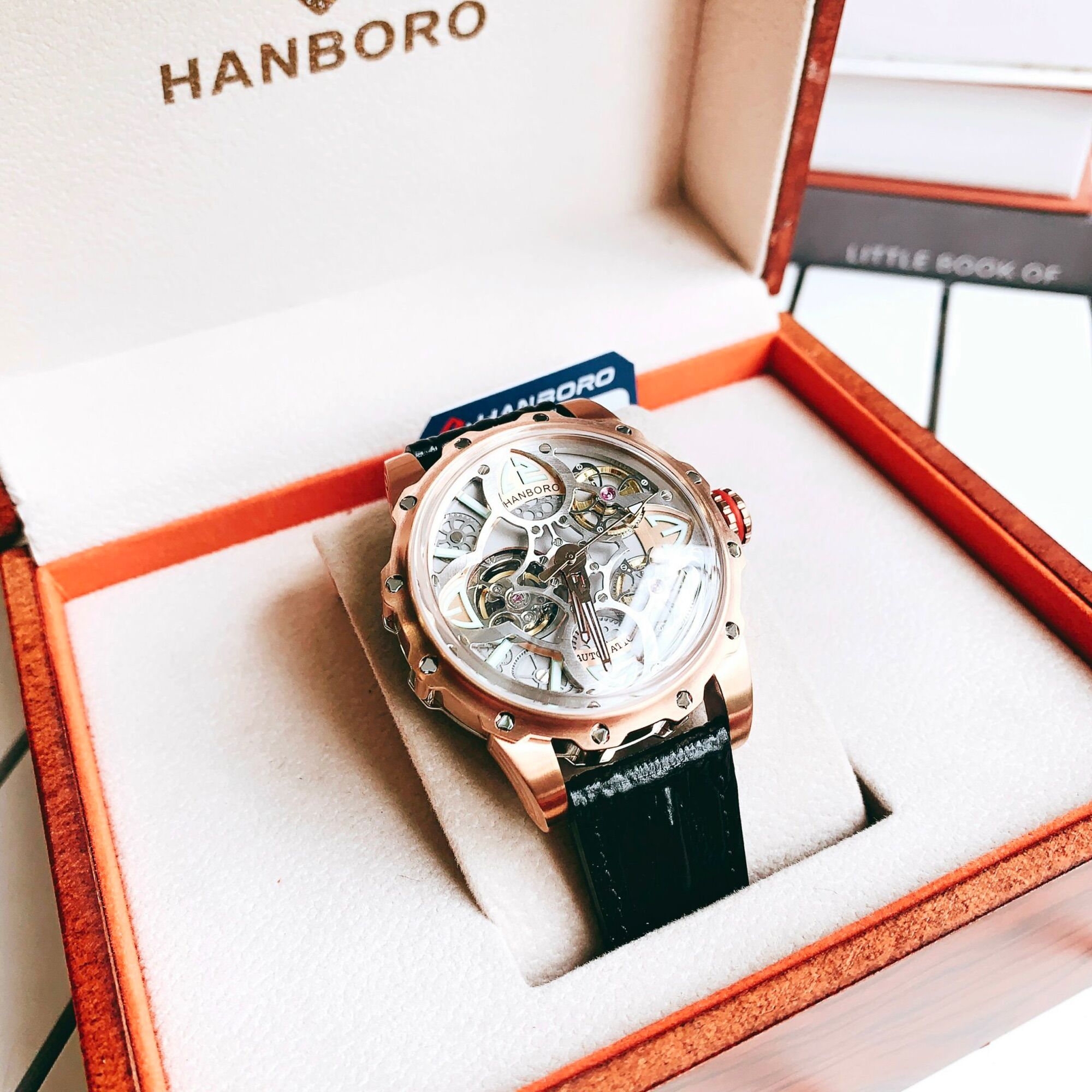 Đồng Hồ Nam Hanboro Auto Size 44